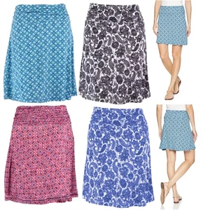 FALDA ESTAMPADA SIERRA X7511WP BLANCA PARA MUJER TANGIER OLOR FREE TRAVEL ESTILO DE VIDA  - Imagen 1 de 7