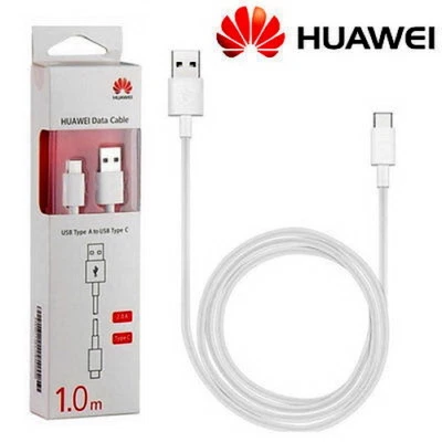 Genuine Huawei AP51 USB Type-C Data Charge Cable |Retail Boxed White 1.0m - Image 1 of 3