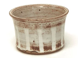 DANISH MID CENTURY SCANDINAVIAN STONEWARE ART POTTERY BOWL MARIE L . HJORTH - Foto 1 di 7
