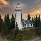 Walthers 933-3665 Eagle Point Lighthouse Kit - 8-1/8 x 3 x 8-7/8" HO Scale