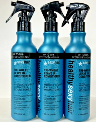 3 Pack - Sexy Hair Healthy Sexy Hair SOY TRI WHEAT Leave In Conditioner 8.5oz - Image 1 of 2
