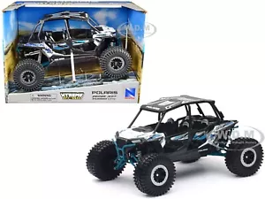 POLARIS RZR XP 4 TURBO EPS SPORT UTV WEISS 1/18 DRUCKGUSSMODELL VON NEU RAY 57976 A - Bild 1 von 1
