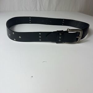 Gap Black All leather size 36 L Made in USA Belt. R