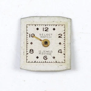 SELECT Quadrante Orologio Vintage Donna / Dial Parts - Picture 1 of 2