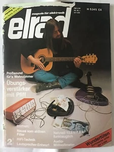 ELRAD MAGAZIN FÜR ELEKTRONIK 2 / 1983 GITARREN EFFEKT VERSTÄRKER AUDIO MILLIVOLT - Bild 1 von 2