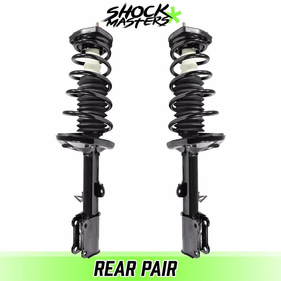 Rear Pair Complete Struts Coil Springs for 1993-1997 Geo Prizm Foto 1 de 4