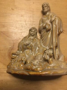 Beautiful Christmas Nativity Scene Porcelain 4” Tall - Picture 1 of 5