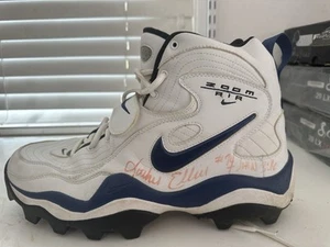 Detroit Lions Vintage Game Used Autogramm Schuh von Luther Ellis Nike - Bild 1 von 5