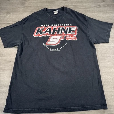 Camisa De Colección NASCAR Kasey Kahne Para Hombres XL Negra Colección Carrera Chicago 2005 Camiseta Foto 1 de 4