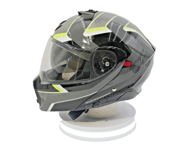 SCORPION EXO-GT930 TRANSFORMER HELMET MORPH GREY/HI-VIZ SALE LARGE - 93-1405 - Image 1 of 4