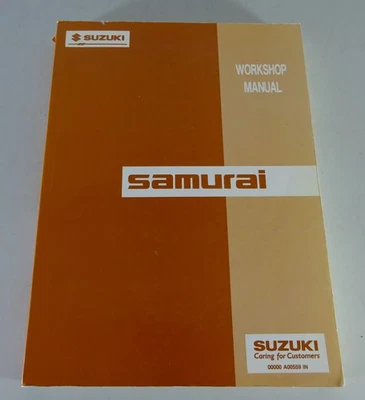 Manual De Taller Suzuki SJ 413 Samurai De 1992 - Imagen 1 de 4