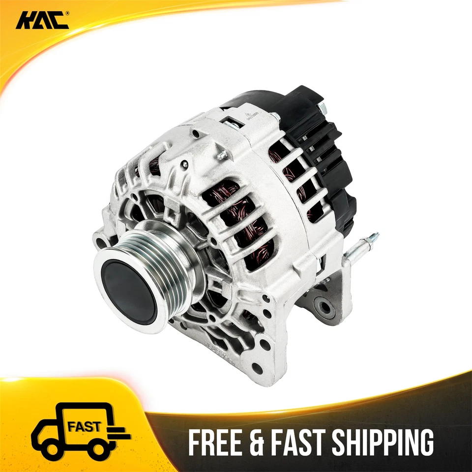 Alternator for 2.5L VW Jetta 2005-2010 Golf 2010-2014 Rabbit 2007-2009 11254N - Image 1 of 4