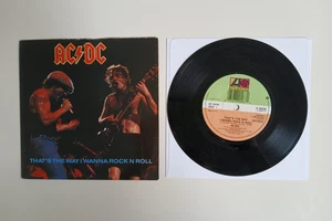 AC/DC THAT'S THE WAY I WANNA ROCK N ROLL VINYL 7" SINGLE ATLANTIC 1988 EX/EX - Picture 1 of 2