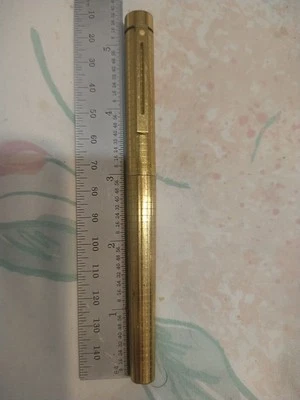 Sheaffer Targa золото гальваническое 14k золото широкий Nib перьевая ручка - Изображение 1 из 4