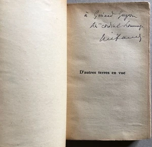 Élie Faure — D'autres terres en vue — é.o. s.p. + envoi autographe — NRC — 1932. - Picture 1 of 12