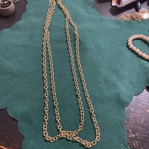 54 Zoll lange goldfarbene Kettengliederkette - Bild 1 von 4