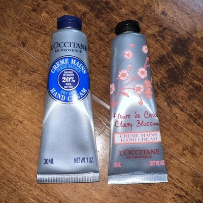 2 x L'OCCITANE Cherry Blossom & Shea Butter Hand Cream 30ml New Sealed - image 1 of 3