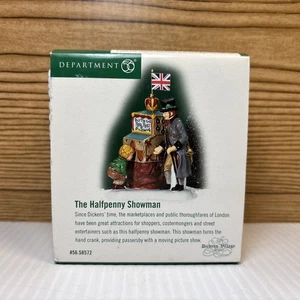 Dept 56 Dickens Village - The Halfpenny Showman - #56.58572 Neu im Karton - kostenloser Versand - Bild 1 von 5