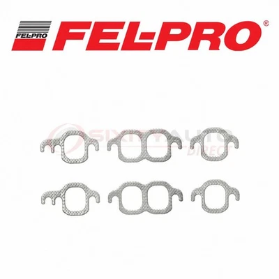 Fel-Pro Exhaust Manifold Gasket Set for 1970-1974 GMC G35 G3500 Van 5.0L os - Image 1 of 4