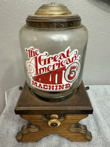 Vintage The Great American Nut Machine 5¢ Dispenser Beer Nuts, Peanuts, M&M’s - Picture 1 of 4