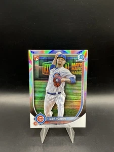 CADE HORTON 2025 Bowman cromo #10 rojo RC refractor de redención - Imagen 1 de 2
