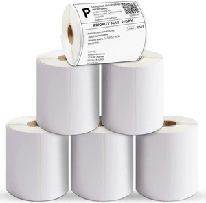 4x6 Direct Thermal Shippin Labels 250/Roll For Eltron Zebra 2844 Thermal Printer - Picture 1 of 6