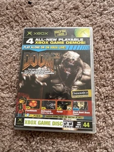 Discos de demostración originales de Xbox en estuche, limpios, Lego Star Wars, Episodio III, Doom 3 - Imagen 1 de 4