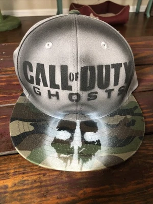 call of duty Ghosts Camo gray Cap NWT Custom - Image 1 of 4