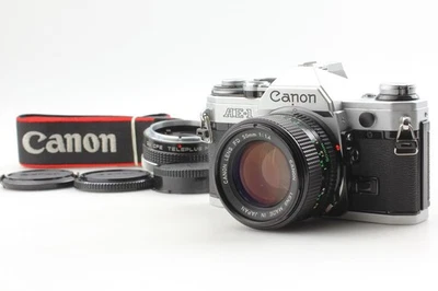 [OTTIME CONDIZIONI] Canon AE-1 35mm Film Camera Nuovo obiettivo FD 50mm... - Immagine 1 di 4