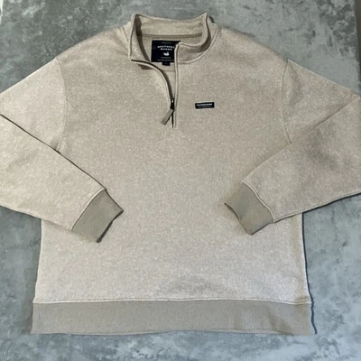 Southern Marsh Para Hombres XL 1/4 Cremallera Pullover Suéter Tostado Sudadera  Foto 1 de 4