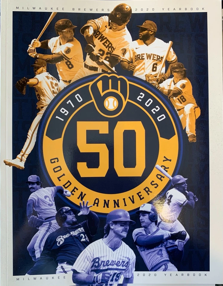 2020 MILWAUKEE BREWERS YEARBOOK MLB PROGRAM WORLD SERIES ? 160 PAGES SHIPS NOW - Image 1 of 1