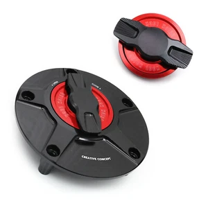 Red NIMBLE Rapid Release Fuel Cap For MT-01 16 17 18 19 20 - Picture 1 of 6
