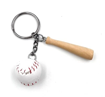 Racquet Ball Sport White Key Ring Pendant - Image 1 of 3