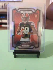 2023 Panini Prizm Football Cedric Tillman RC Silver Variation Prizm #323 Browns - Picture 1 of 2