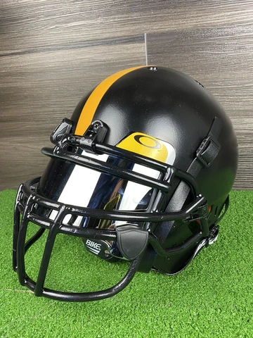 Pittsburgh Steelers Custom Full Size Authentic Schutt  Football Helmet Medium Cover