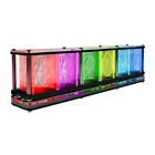  Vollfarbige RGB Glow Tube Uhr DS3231 elektronische Desktop Uhr Kit zum Selbermachen Kit