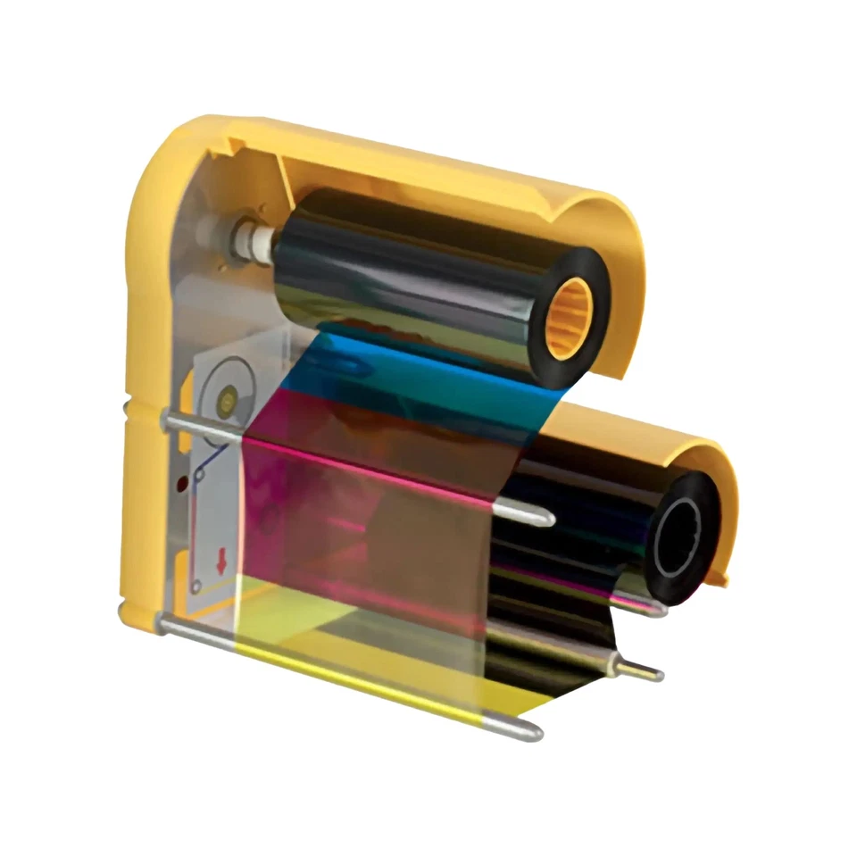 Magicard Prima833 YMCKK Dual-Sided Ribbon - Full-Color Front + Black, 750 Images - Image 1 of 1