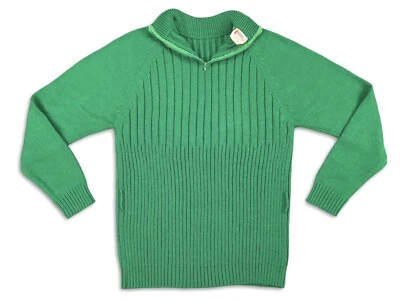 Espejo vintage años 70 mujer verde tejido cuello alto L Foto 1 de 4