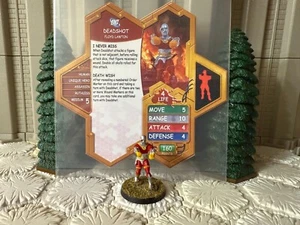 Heroscape Custom Deadshot Karte & Figur mit Hülle DC Injustice League Suicide Squad - Bild 1 von 3