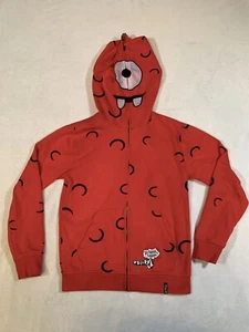 Yo gabba Gabba Muno Youth Hoodie Sweatshirt Medium Full Zip Rot - Bild 1 von 16