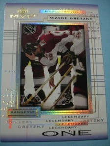 1999-00 Upper Deck (MVP) "Legendary One" Insert # LO-8 Wayne Gretzky!