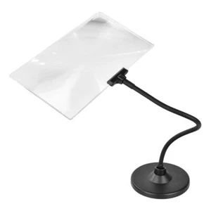 10x5.7inch Large Page Sheet Magnifier with Detachable Base Adjustable Flexible - Picture 1 of 8