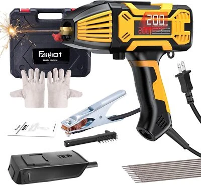 FAIUOT Portable 110V ARC Welder IGBT Inverter Welder Kit Handheld Stick Welding Machine