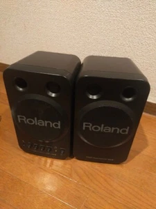 Altavoces estéreo Roland MA-8 Powered negro unidad de trabajo usados - Imagen 1 de 8