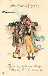 Frances Brundage Artist "My Hearts Dearest" The Lassies Postcard - Bild 1 von 2
