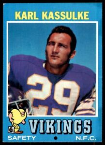 1971 Topps Karl Kassulke Rookie Minnesota Vikings #46