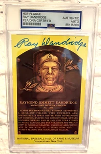 Ray Dandridge HOF Signed Perez-Steele Postcard PSA/DNA Auto C37304 Authentic - Picture 1 of 9