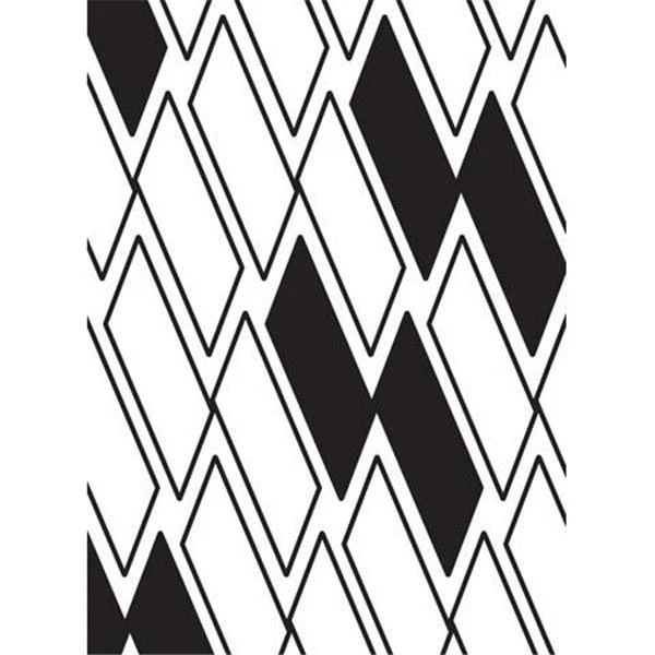 Darice 30023123 Embossing Folders Slanted Rectangle Background