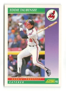 1992 Score - #871 Eddie Taubensee (RC) - Picture 1 of 2
