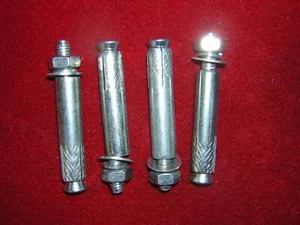 Anchor / Raw Bolts. x 4. New - Picture 1 of 1
